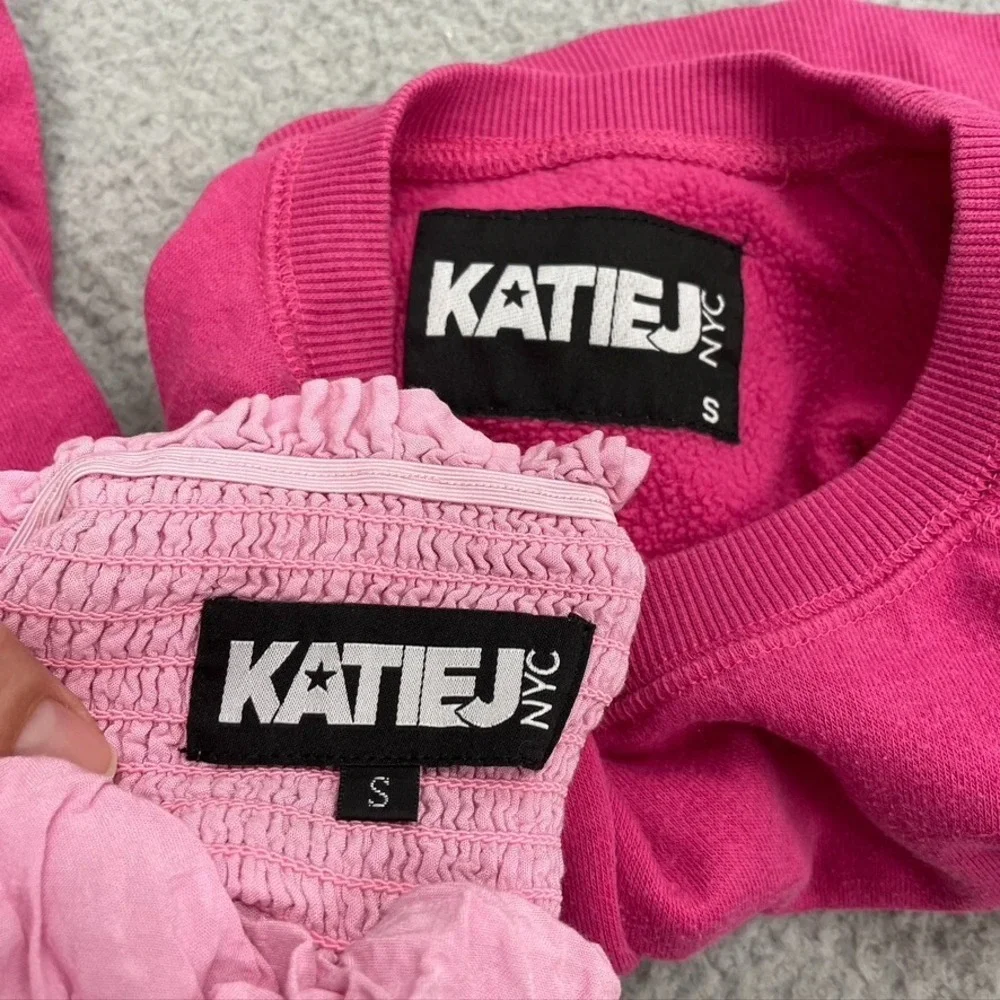 Katie J Outfit Lot‎ Girls Small Sweatshirt Skirt Sweatpants Sporty School Play